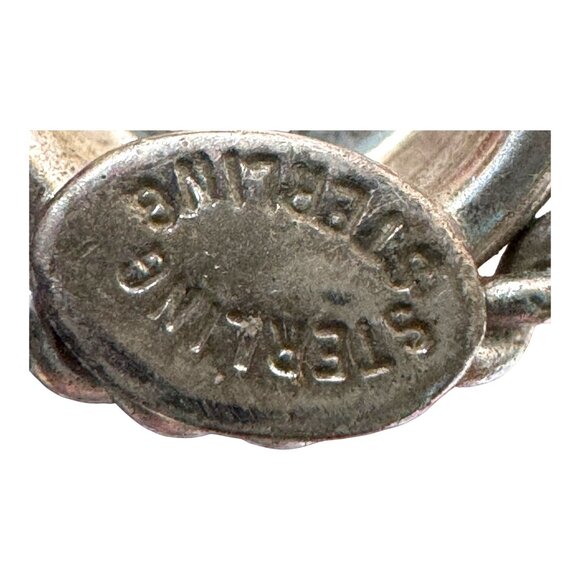 Vtg Verna Sterling Nautical Scrimshaw Sailboat Pendant Silver Rope Edge Maritime - Picture 3 of 5